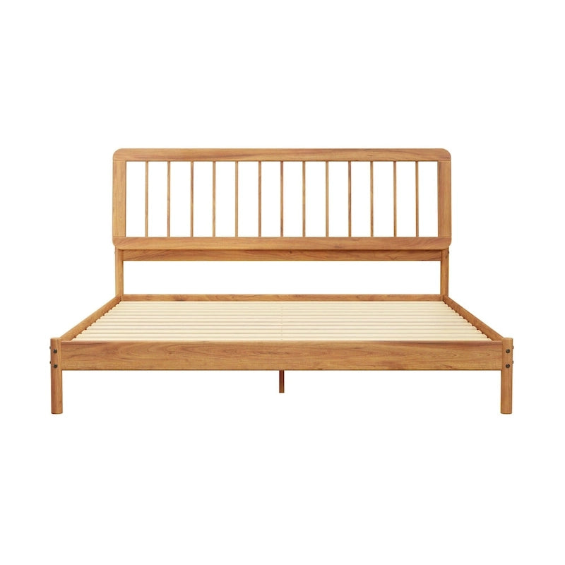 Lit King à barreaux en bois massif