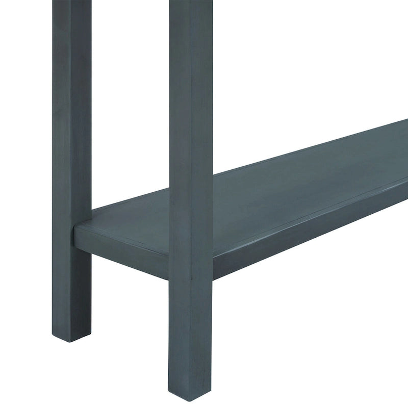 Console de table d'entrée de ferme, console de canapé avec 4 tiroirs