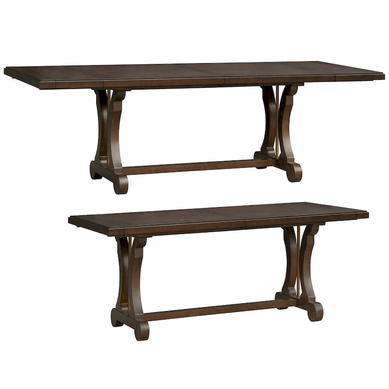 Table à manger extensible rectangulaire