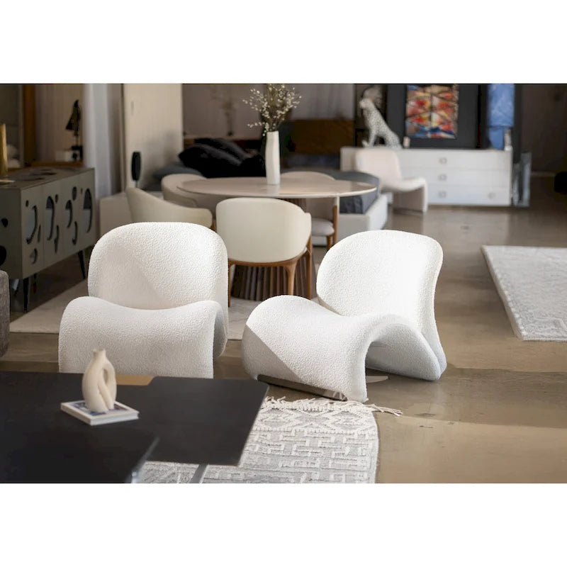 Chaise blanche design moderne