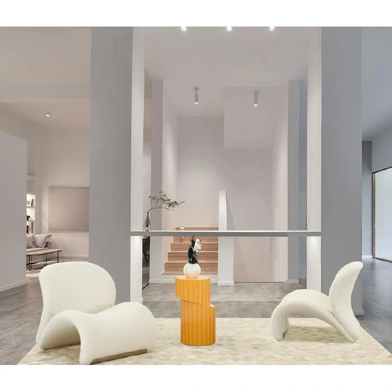 Chaise blanche design moderne