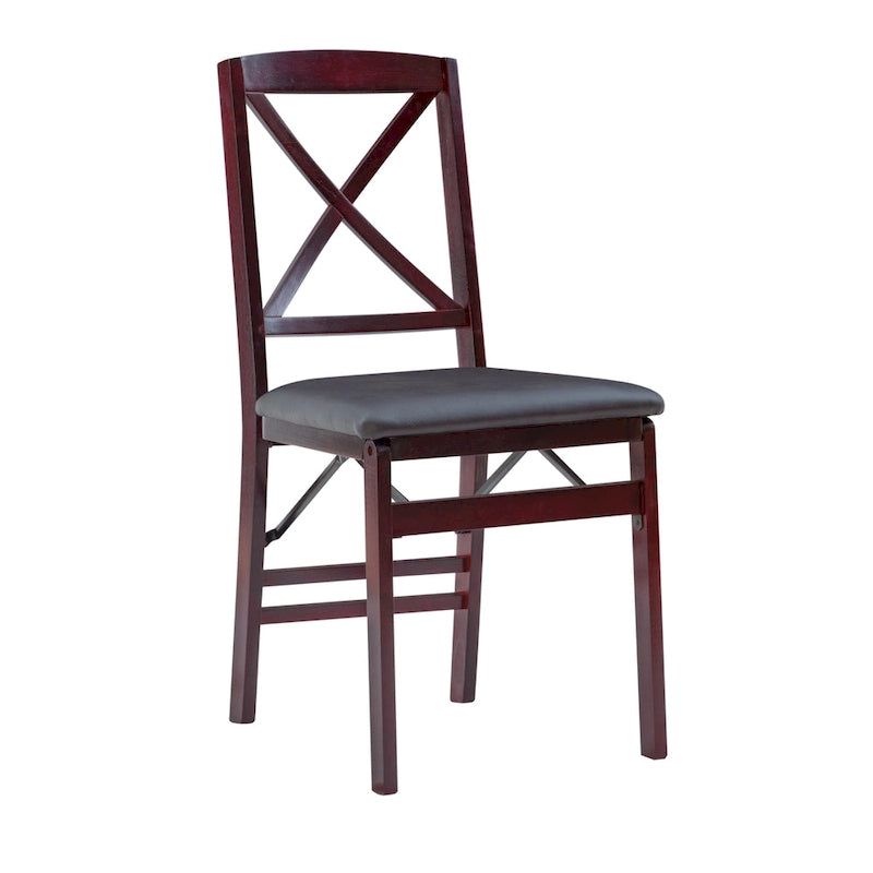 Chaise pliante Espresso (Lot de 2)