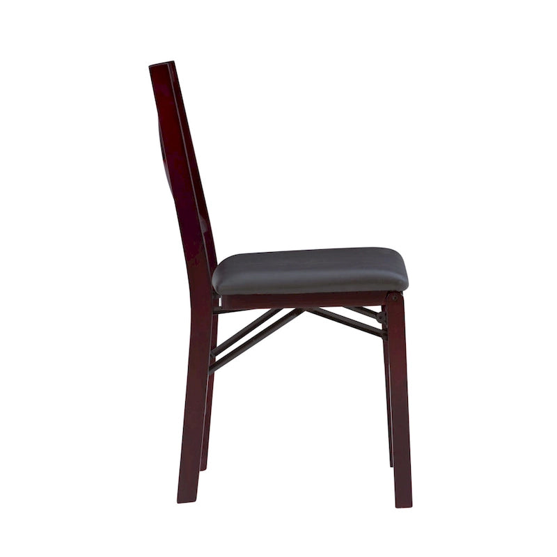 Chaise pliante Espresso (Lot de 2)