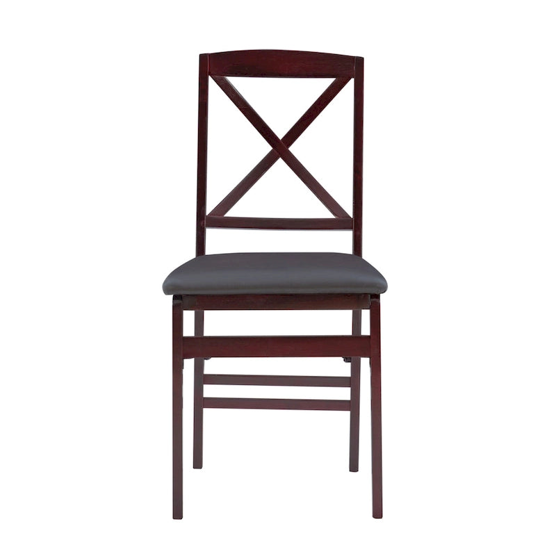 Chaise pliante Espresso (Lot de 2)