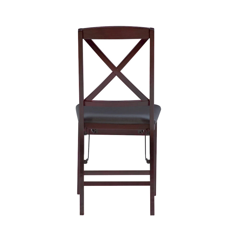 Chaise pliante Espresso (Lot de 2)