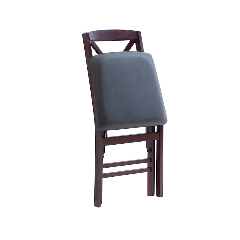 Chaise pliante Espresso (Lot de 2)