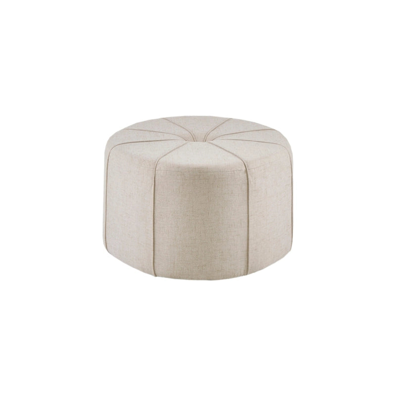 Pouf capitonné ovale surdimensionné