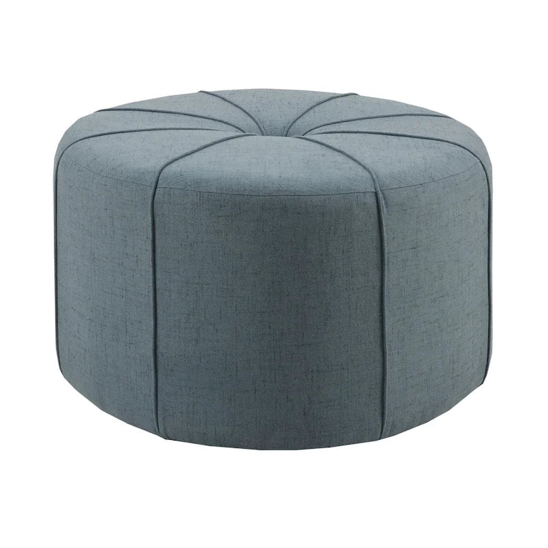 Pouf capitonné ovale surdimensionné