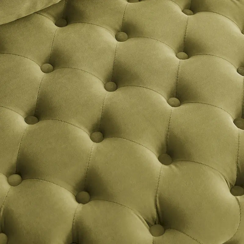 Fauteuil pivotant en velours pour salon
