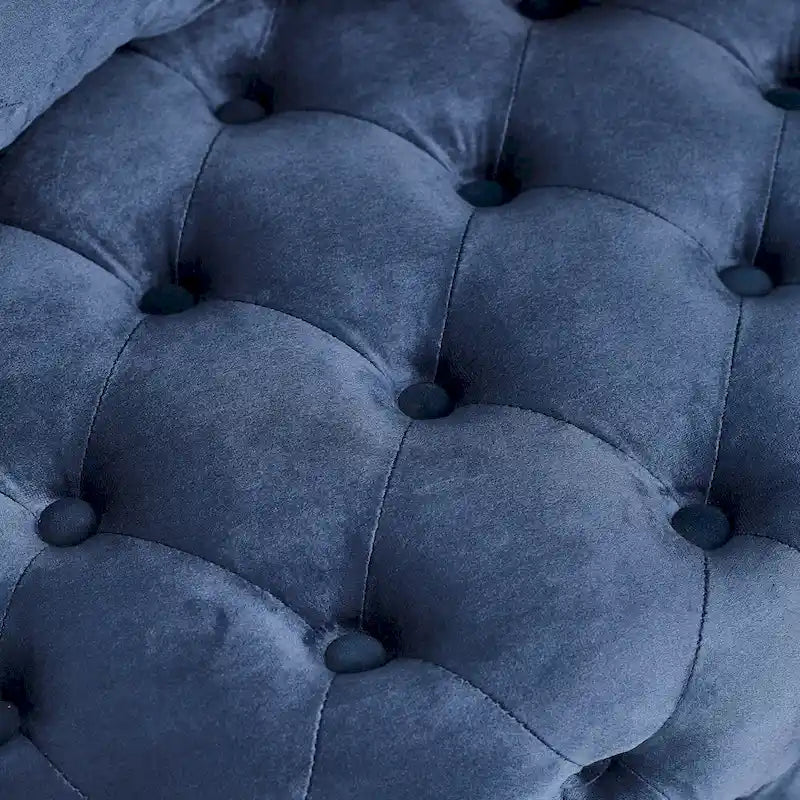 Fauteuil pivotant en velours pour salon