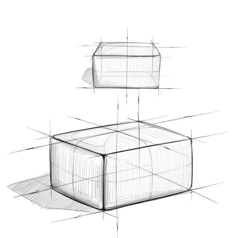 Pouf carré