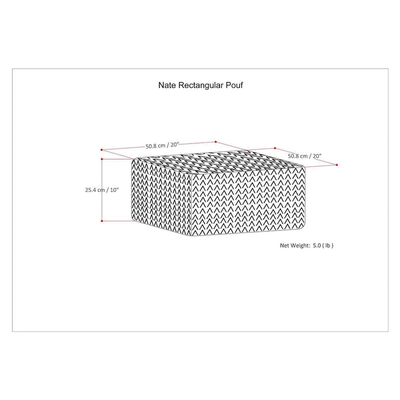 Pouf carré