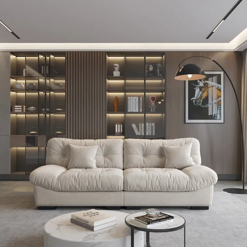 Causeuse nuage minimaliste