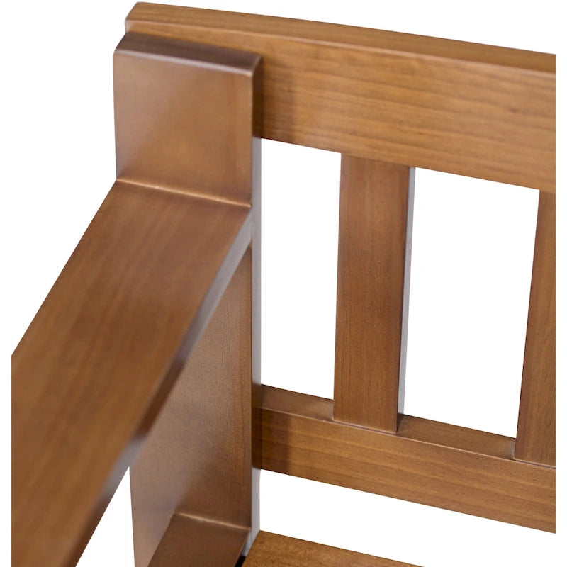 Banc de rangement contemporain en BOIS MASSIF de 48 pouces de large pour entrée - 20 pouces de large