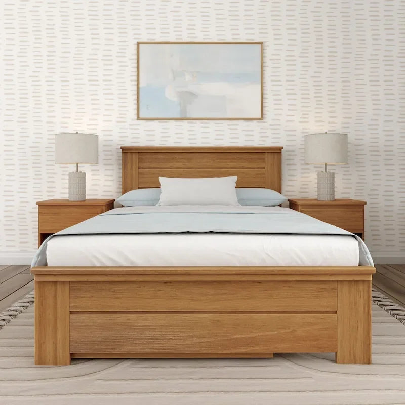 Lit double de ferme Plank and Beam