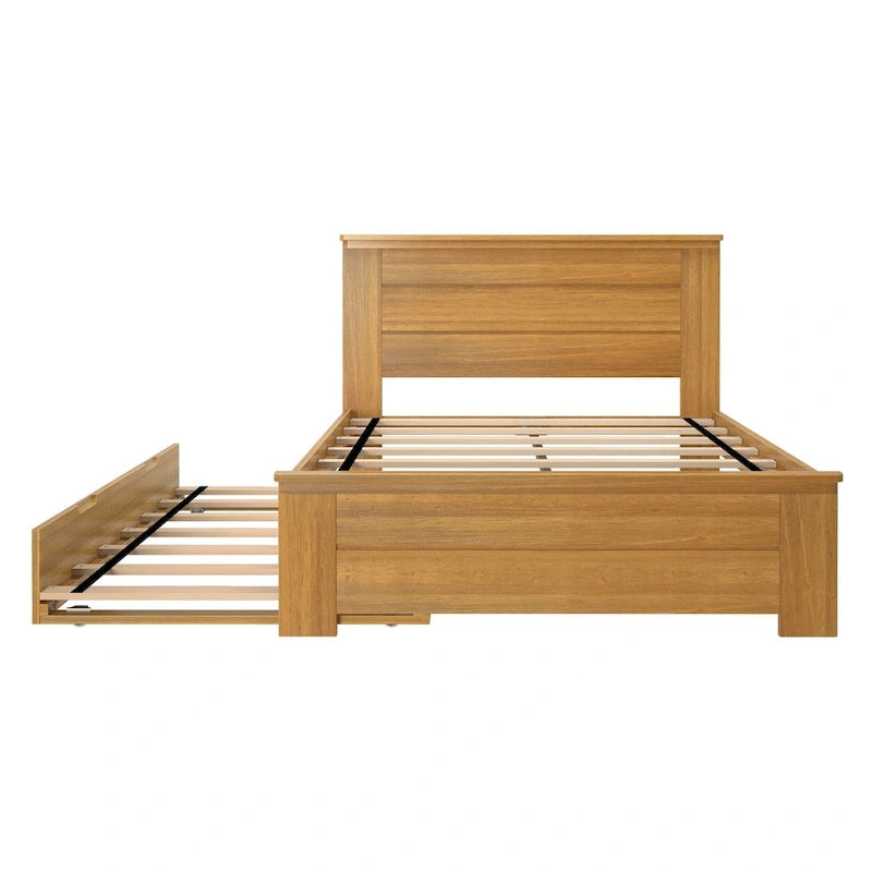 Lit double de ferme Plank and Beam
