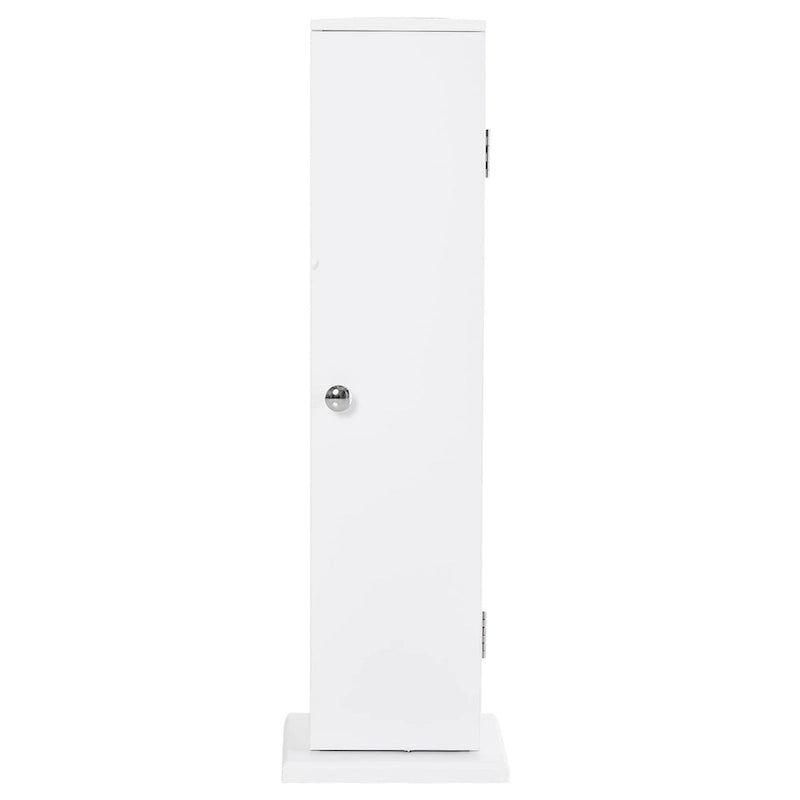 Meuble de rangement vertical blanc pour salle de bain - 7,75*7,75*25,75