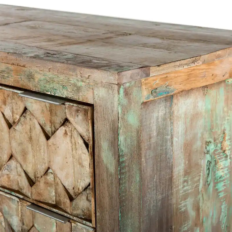 Commode vintage en teck recyclé
