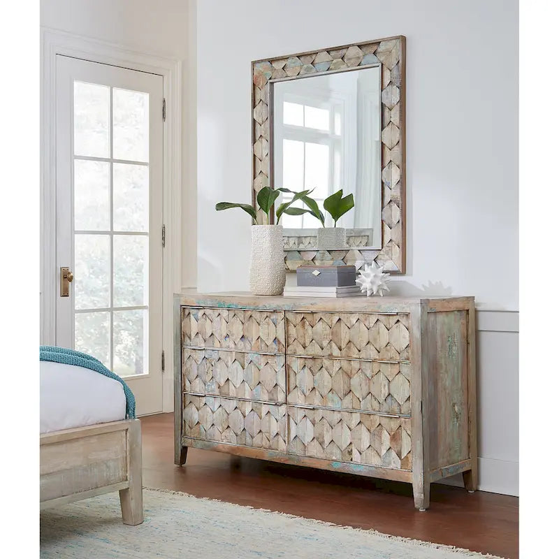 Commode vintage en teck recyclé