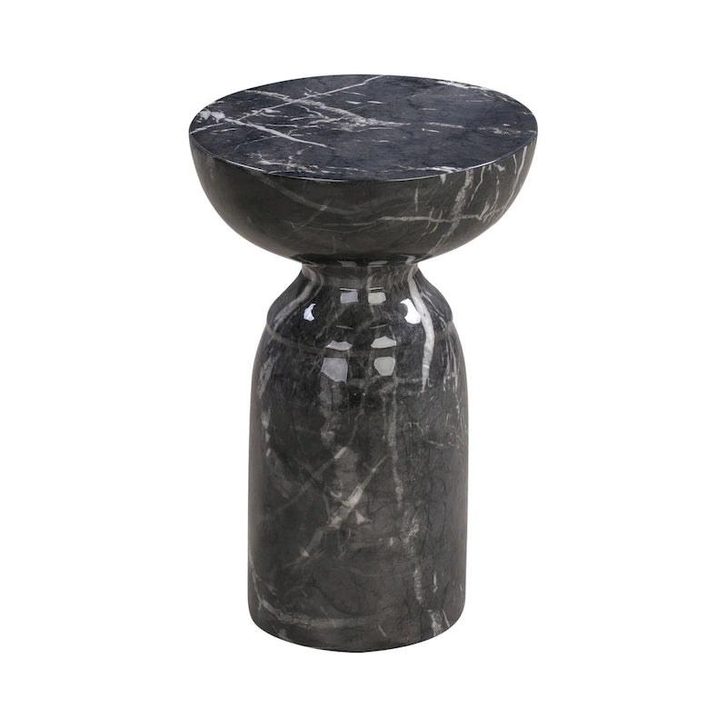Table d'appoint en marbre noir