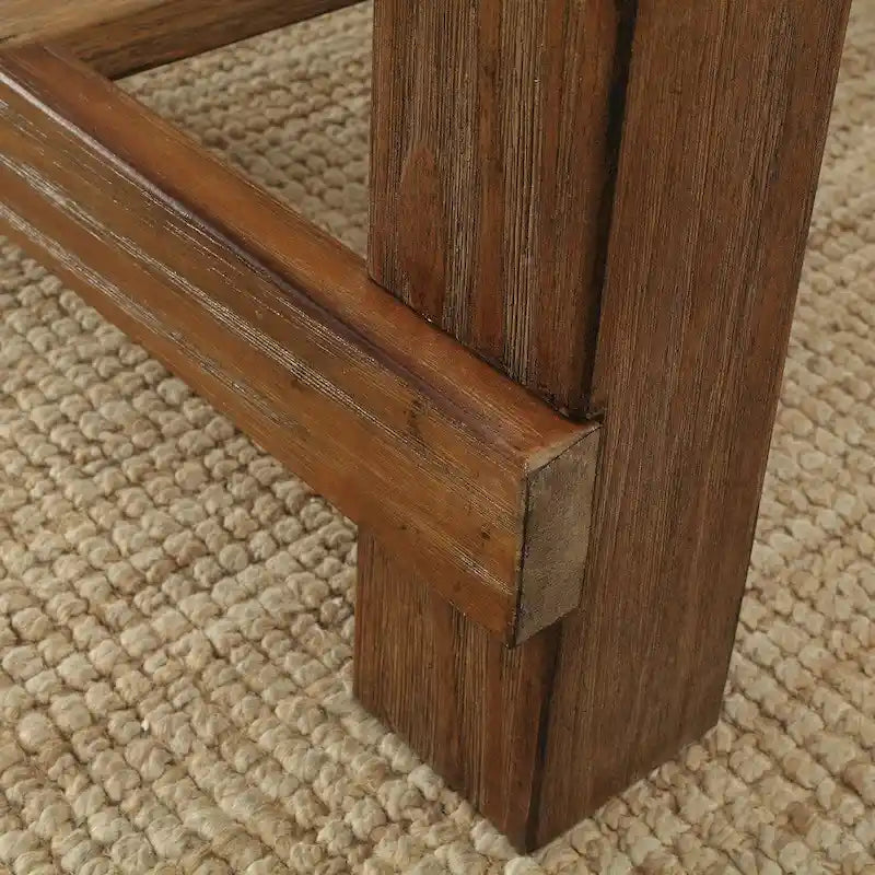 Table hauteur comptoir 60 pouces en bois massif brun rustique