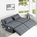 Fauteuil-lit, pouf convertible multifonctionnel 4 en 1