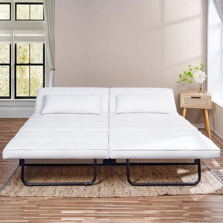 Fauteuil-lit, pouf convertible multifonctionnel 4 en 1