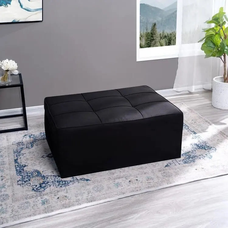 Fauteuil-lit, pouf convertible multifonctionnel 4 en 1