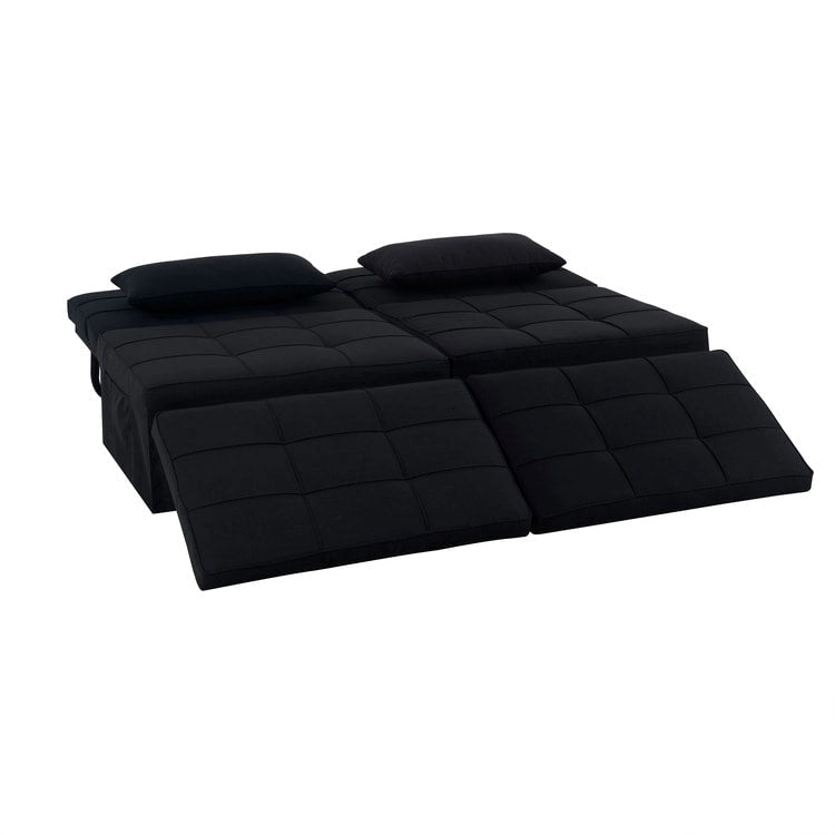 Fauteuil-lit, pouf convertible multifonctionnel 4 en 1