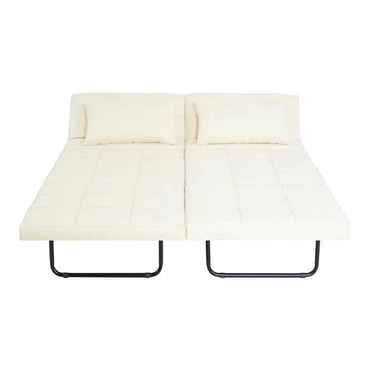 Fauteuil-lit, pouf convertible multifonctionnel 4 en 1