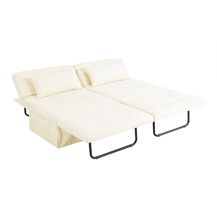 Fauteuil-lit, pouf convertible multifonctionnel 4 en 1
