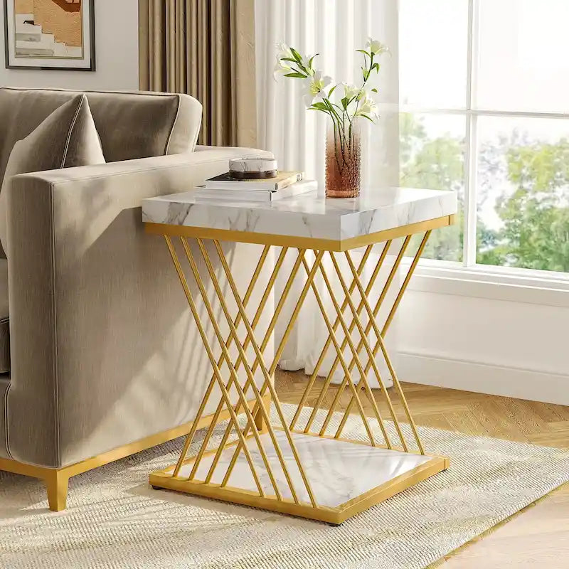 Table d'appoint carrée