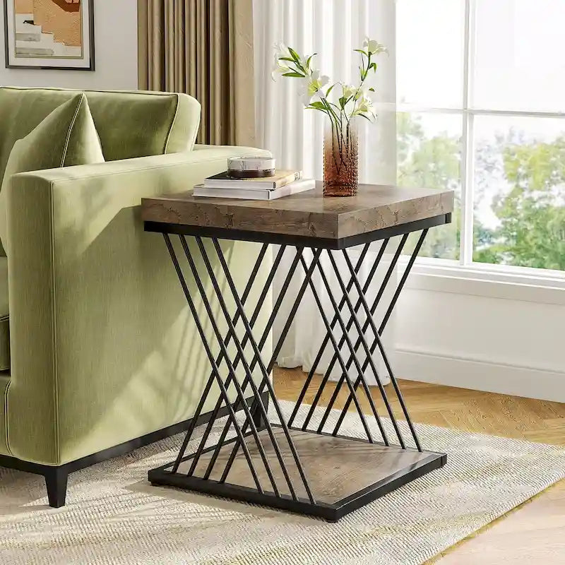 Table d'appoint carrée