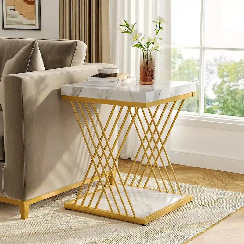 Table d'appoint carrée