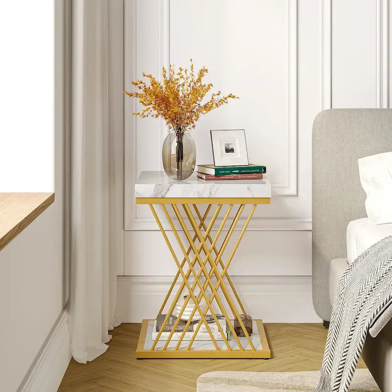 Table d'appoint carrée