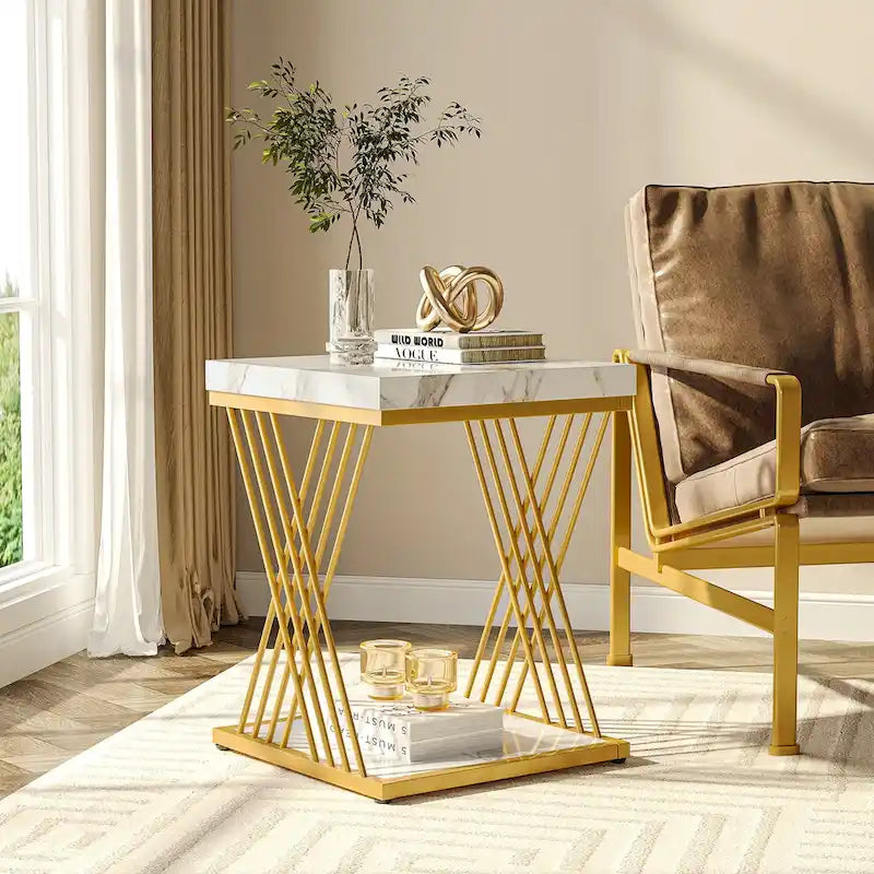 Table d'appoint carrée