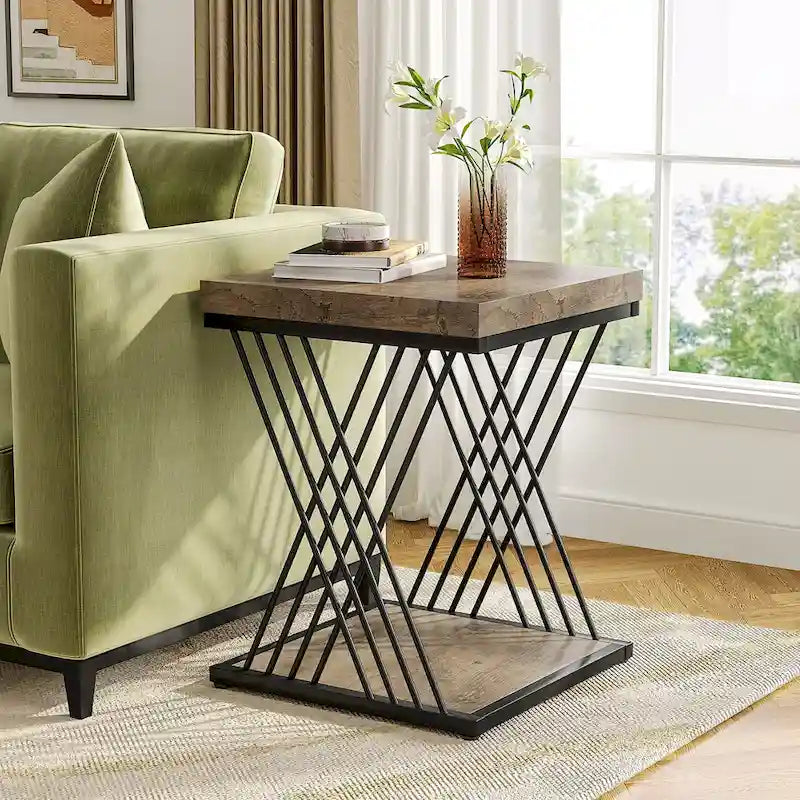 Table d'appoint carrée