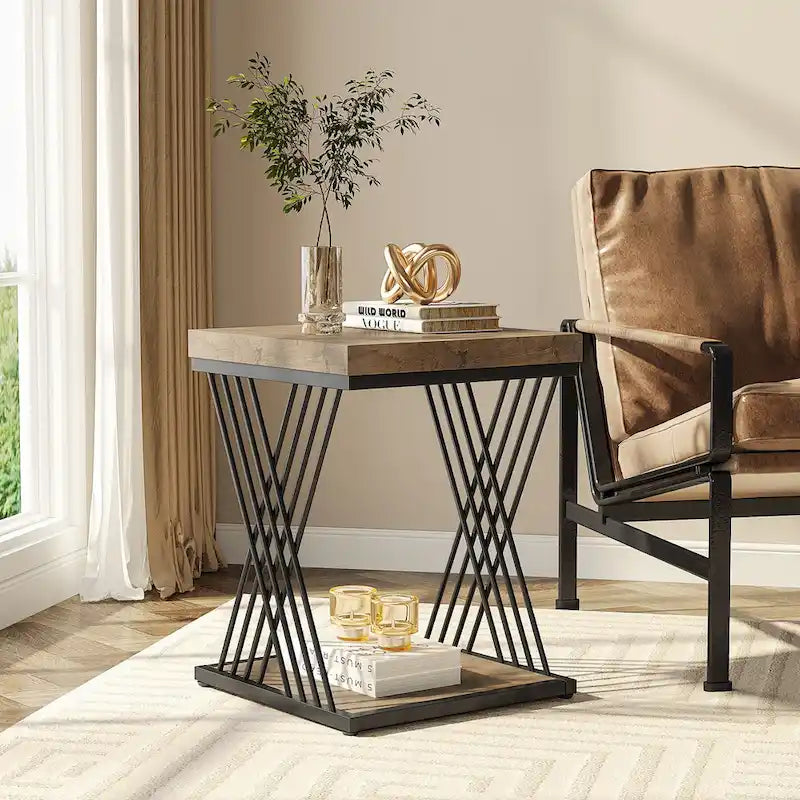 Table d'appoint carrée