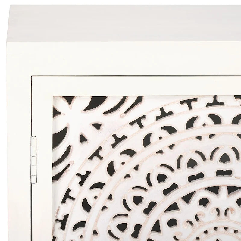 Meuble TV 2 portes 2 étagères