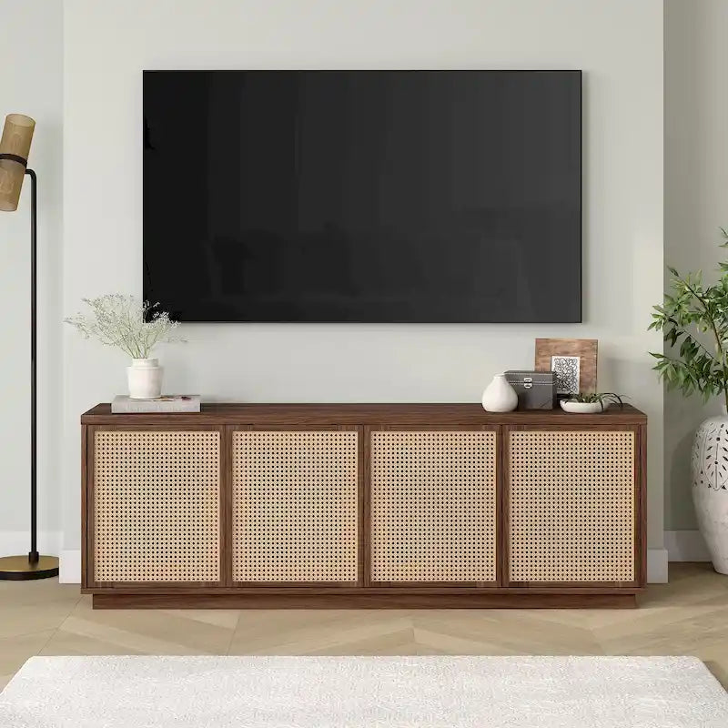 Meuble TV rectangulaire pour téléviseurs jusqu'à 78 po - 70 po de largeur