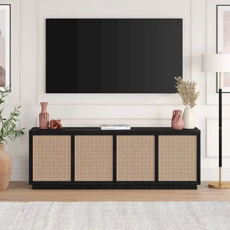 Meuble TV rectangulaire pour téléviseurs jusqu'à 78 po - 70 po de largeur