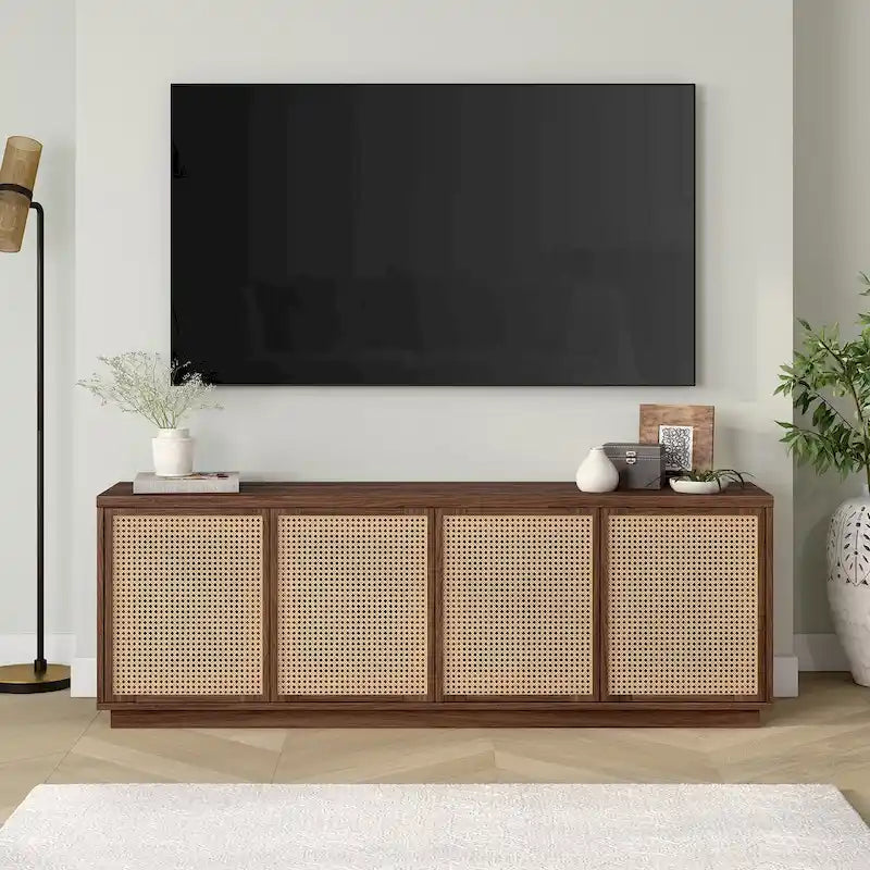 Meuble TV rectangulaire pour téléviseurs jusqu'à 78 po - 70 po de largeur