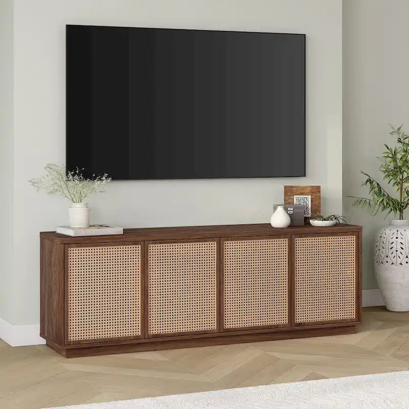 Meuble TV rectangulaire pour téléviseurs jusqu'à 78 po - 70 po de largeur