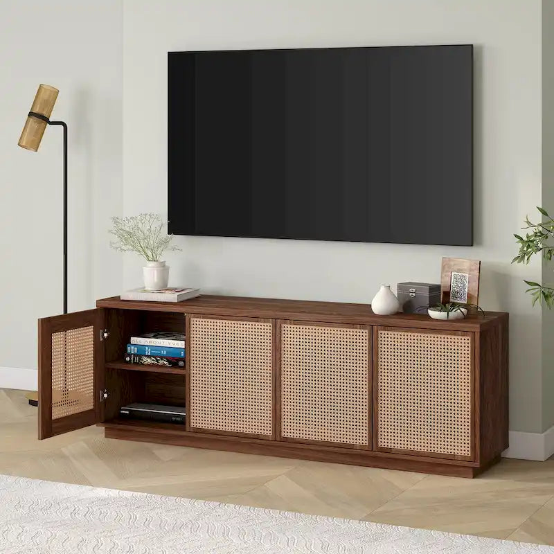 Meuble TV rectangulaire pour téléviseurs jusqu'à 78 po - 70 po de largeur