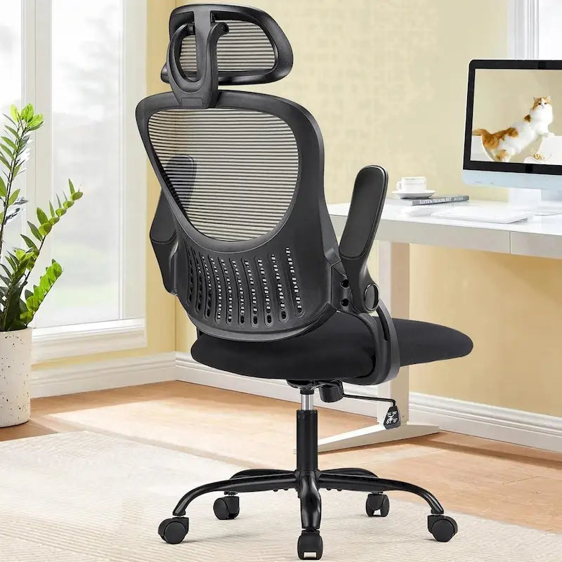 Fauteuil de bureau ergonomique à dossier haut