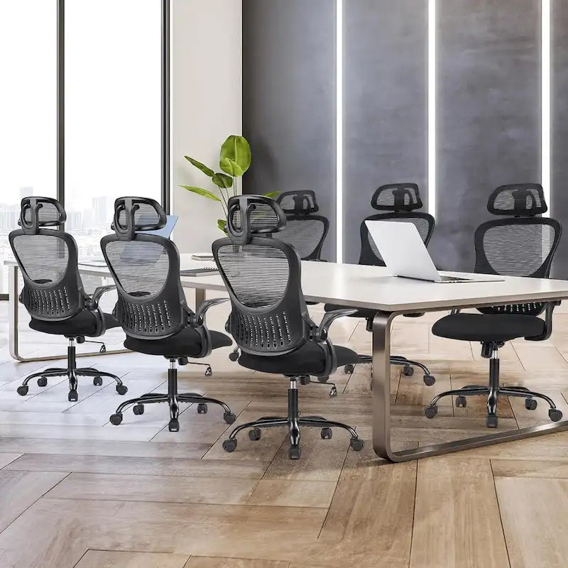 Fauteuil de bureau ergonomique à dossier haut