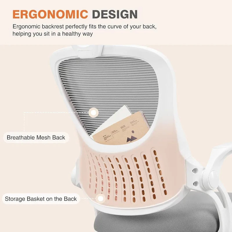 Fauteuil de bureau ergonomique à dossier haut