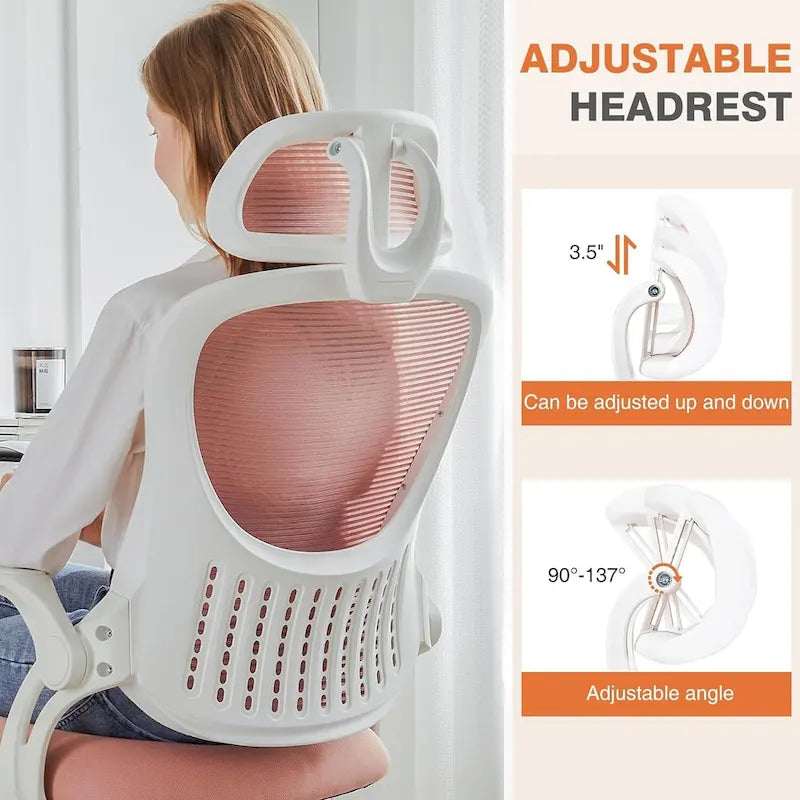 Fauteuil de bureau ergonomique à dossier haut