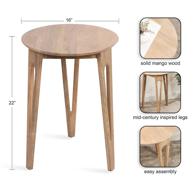 Table d'appoint ronde