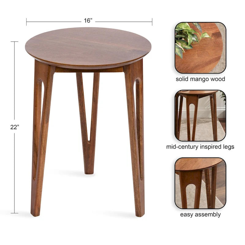Table d'appoint ronde